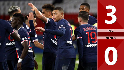 PSG vs Nimes: 3-0 (Vòng 23 Ligue 1 2020/21)